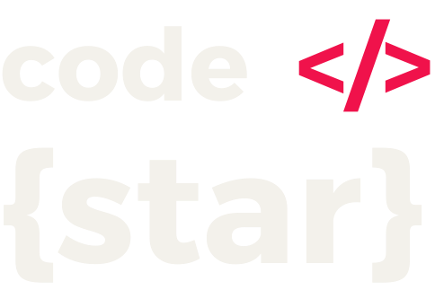 code and star logo